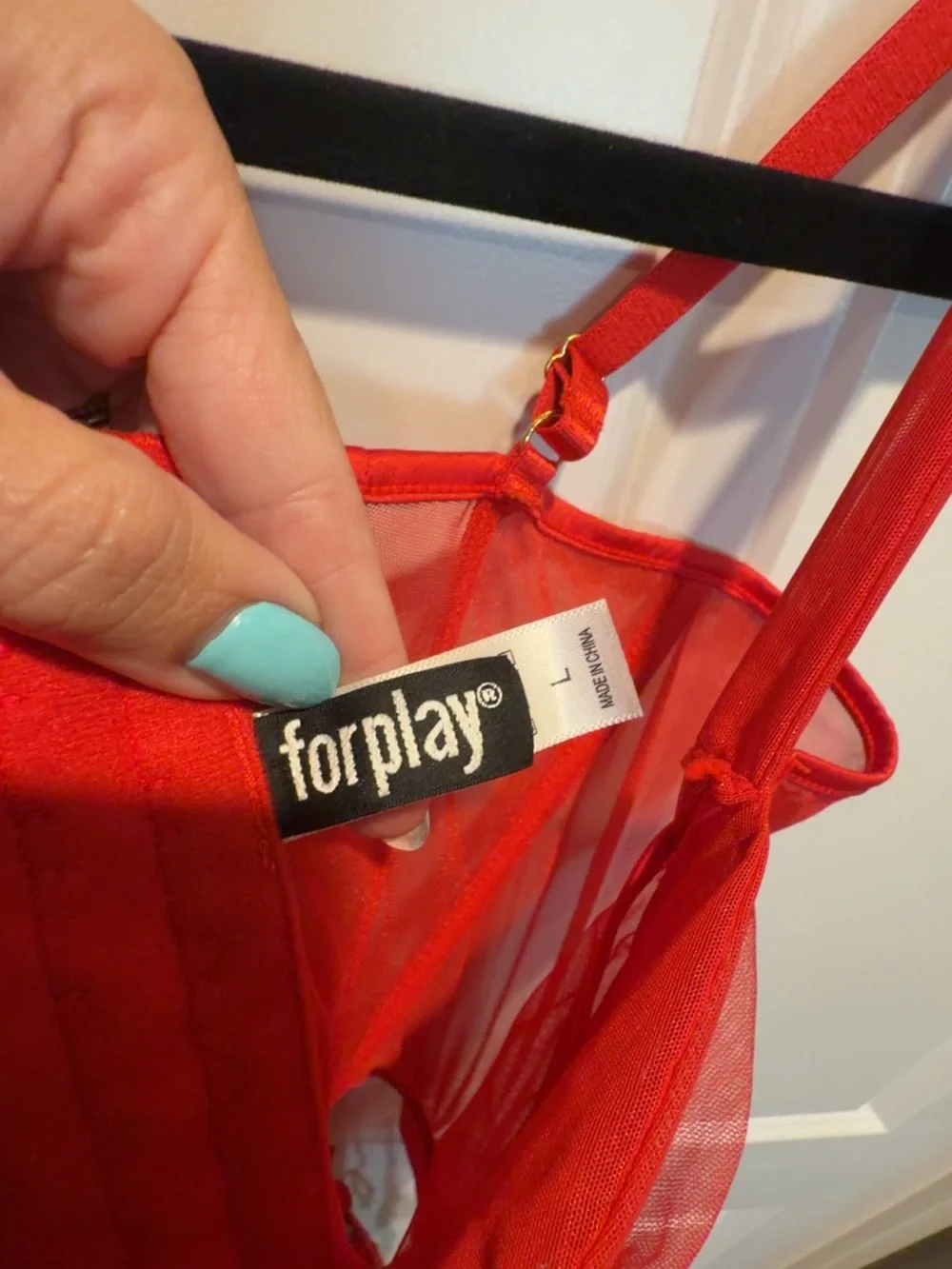 Forplay sheer red